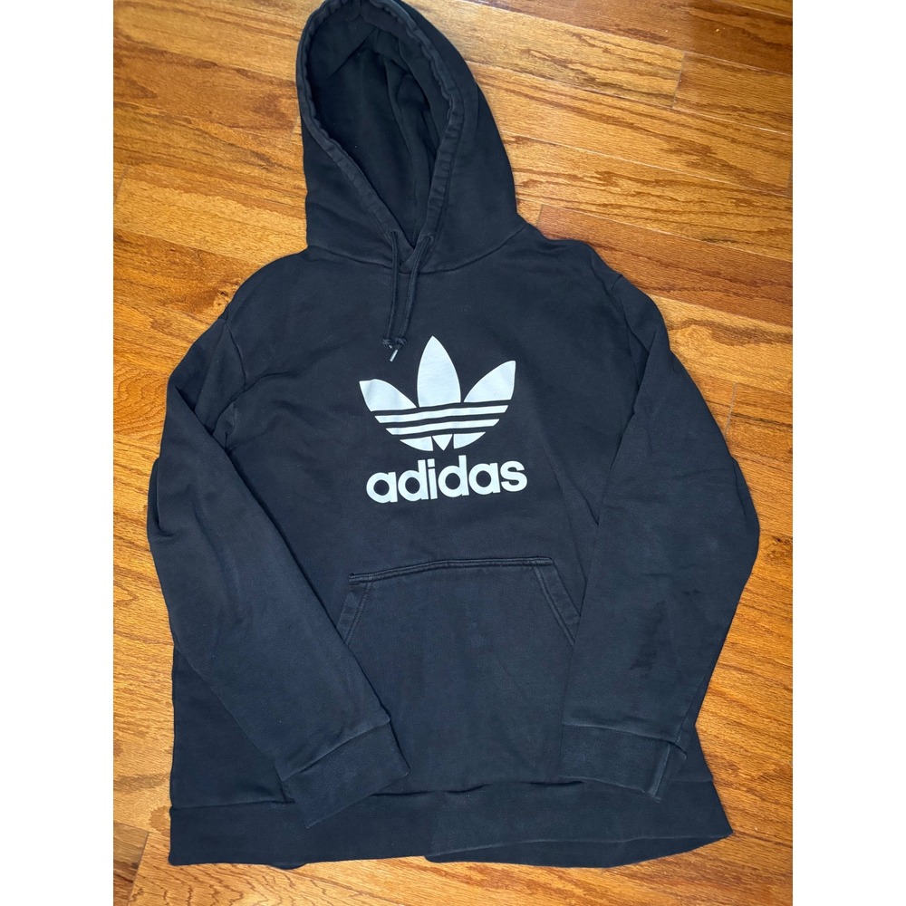 Adidas Black Hoodie Size XL - Picture 1 of 6